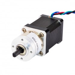 Nema 14 Getriebe Schrittmotor 14HS20-1504D-PG4 mit Hinterwelle & 4:1 Planetengetriebe
