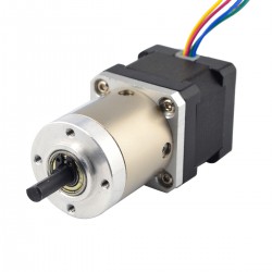 Nema 14 Getriebe Schrittmotor 14HS13-0804D-PG19 mit Hinterwelle & 19:1 Getriebe