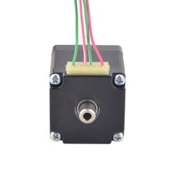 Nema 11 Hohlwellen Schrittmotor 11HS13-1004H Doppelwelle 6Ncm 1,0A 4 Drähte