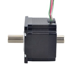 Nema 23 Hohlwellen Schrittmotor 23HS18-2004H Doppelwelle 0,78 Nm 2,0A 4 Drähte