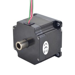 Nema 23 Hohlwellen Schrittmotor 23HS18-2004H Doppelwelle 0,78 Nm 2,0A 4 Drähte
