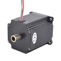Nema 23 Hohlwellen Schrittmotor 23HS26-2004H Doppelwelle 1,45 Nm 2,0A 4 Drähte