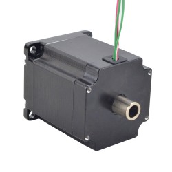 Nema 23 Hohlwellen Schrittmotor 23HS26-2004H Doppelwelle 1,45 Nm 2,0A 4 Drähte