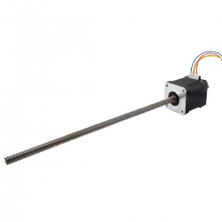 Nema 17 Non-captive Linear Schrittmotor 17LS19-1684N-300G Linearhub 8mm/0,31496" Length 300mm