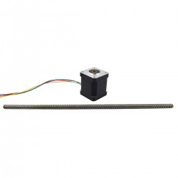 Nema 17 Non-captive Linear Schrittmotor 17LS19-1684N-300G Linearhub 8mm/0,31496
