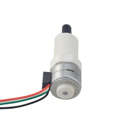 Φ15x11,1mm Permanentmagnet Linearer Schrittmotor 15LN20L01-311 Linearhub 0,4mm Hublänge 12mm