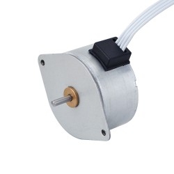 Φ42x23,5mm Permanentmagnet Schrittmotor 42PM48L01 7,5 Grad 68,6mN.m 0,6A 4 Drähte