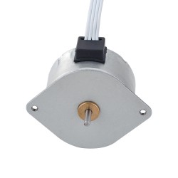 Φ42x23,5mm Permanentmagnet Schrittmotor 42PM48L01 7,5 Grad 68,6mN.m 0,6A 4 Drähte