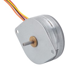Φ42x18mm Permanentmagnetschrittmotor 42PM96M01 3,75 Grad 49mN.m 0,42A 4 Drähte