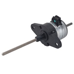 Φ27x30,8mm Non-Captive Permanentmagnet Linearer Schrittmotor 28LN24L01-233 Linearhub 1mm Hublänge 120mm