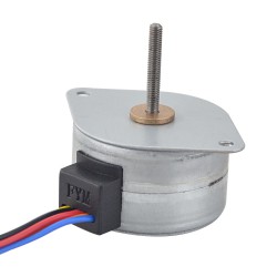 Φ35x22mm External Permanentmagnet Linearer Schrittmotor 35LN24M01-122 Linearhub 0,5mm Hublänge 21,5mm