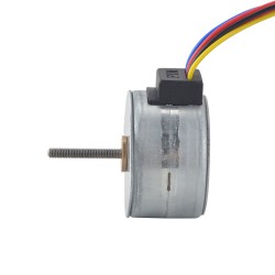 Φ35x22mm External Permanentmagnet Linearer Schrittmotor 35LN24M01-122 Linearhub 0,5mm Hublänge 21,5mm