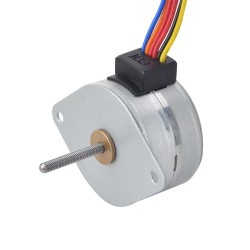 Φ35x22mm External Permanentmagnet Linearer Schrittmotor 35LN48M02-122 Linearhub 0,5mm Hublänge 21,5mm
