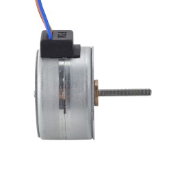 Φ35x22mm External Permanentmagnet Linearer Schrittmotor 35LN48M02-122 Linearhub 0,5mm Hublänge 21,5mm