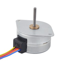 Φ35x22mm External Permanentmagnet Linearer Schrittmotor 35LN48M02-122 Linearhub 0,5mm Hublänge 21,5mm