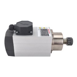 1,5KW Luftgekühlter Quadratischer AC Motorspindel GDZ93×82-1.5B4 220V 6,8A 18000U/min 300Hz ER20 Spannzange CNC VFD Motor