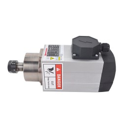 1,5KW Luftgekühlter Quadratischer AC Motorspindel GDZ93×82-1.5B4 220V 6,8A 18000U/min 300Hz ER20 Spannzange CNC VFD Motor