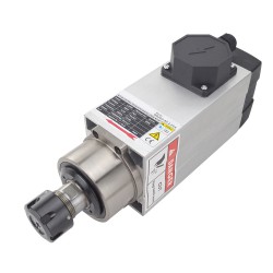 2,2KW Luftgekühlter Quadratischer AC Motorspindel GDZ93×82-2.2C4 380V 18000U/min 300Hz ER25 Spannzange