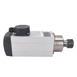 2,2KW Luftgekühlter Quadratischer AC-Spindelmotor GDZ93×82-2.2B4 220V 10A 18000U/min 300Hz ER25 Spannzange