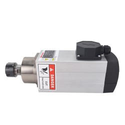 2,2KW Luftgekühlter Quadratischer AC-Spindelmotor GDZ93×82-2.2B4 220V 10A 18000U/min 300Hz ER25 Spannzange