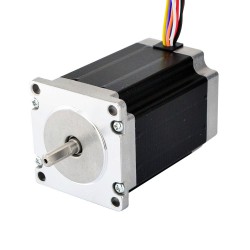 Nema 23 Doppelwellen Schrittmotor 23HS33-4008D Uni-/Bipolar 1,8 Grad 2,83Nm 8 Drähte