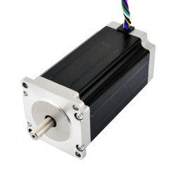 Nema 23 Doppelwellen Schrittmotor 23HS45-3008D Unipolar/Bipolar 1,8 Grad 2,5Nm 8 Drähte