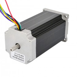 Nema 23 Doppelwellen Schrittmotor 23HS45-3008D Unipolar/Bipolar 1,8 Grad 2,5Nm 8 Drähte