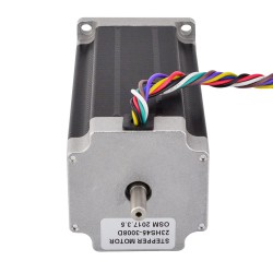 Nema 23 Doppelwellen Schrittmotor 23HS45-3008D Unipolar/Bipolar 1,8 Grad 2,5Nm 8 Drähte