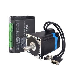 Nema 34 Closed Loop Schrittmotor & Schrittmotorsteuerung Kit 1-CL86-34HS385,8Nm 1 Achse CNC Kit