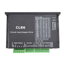 Nema 34 Closed Loop Schrittmotor & Schrittmotorsteuerung Kit 1-CL86-34HS385,8Nm 1 Achse CNC Kit