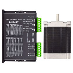 Nema 23 Schrittmotor + Schrittmotorsteuerung Kit 1,9Nm 3A 3,36V KIT07, 1 Achsen CNC Controller Kit