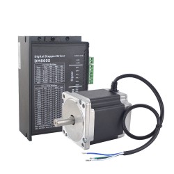 Nema 34 Schrittmotor + Schrittmotorsteuerung Kit 1-DM860S-34HS38 6,0Nm 1-Achsen CNC-Kit