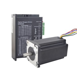 Nema 24 Schrittmotor und Controller-Set 4Nm 1-DM556S-24HS39, 1-Achsen CNC-Kit