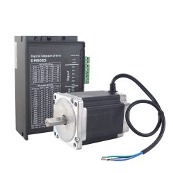 Nema 34 Schrittmotor + Schrittmotorsteuerung Kit 1-DM860S-34HS46 8,5Nm 1-Achsen CNC-Kit