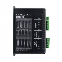Nema 34 Schrittmotor + Schrittmotorsteuerung Kit 1-DM860S-34HS46 8,5Nm 1-Achsen CNC-Kit