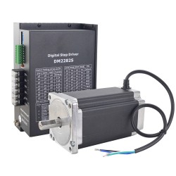 Nema 34 Schrittmotor + Schrittmotorsteuerung Kit 1-DM2282S-34HS59 12,0Nm 1-Achsen CNC-Kit