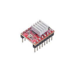 5 Teile/paket A4988 Schrittmotor Treiber Modul mit Kühlkörper für 3d Drucker Reprap