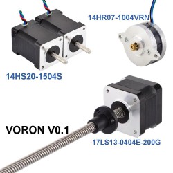 Schrittmotoren-Kit für VORON 0.1 Kit (14HS20-1504S & 14HR07-1004VRN & 17LS13-0404E-200G)