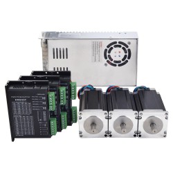 3-Achsen-CNC-Fräser-Kit 3,0Nm Nema 23 Schrittmotor & Treiber & Schaltnetzteil