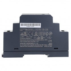 MeanWell HDR-15-24 24V Ultraschlanke Stufenform Hutschienen Netzteil 0,63A 15W
