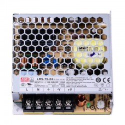 Meanwell LRS-75-24 Gekapseltes Schaltnetzteil 24VDC 75W 3,2A