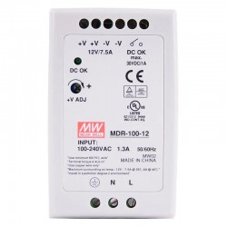MeanWell MDR-100-12 Hutschienen Netzteil 12V 7,5A 100W