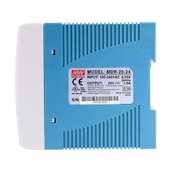 Meanwell MDR-20-24 Hutschienen Netzteil 24V 1A 20W