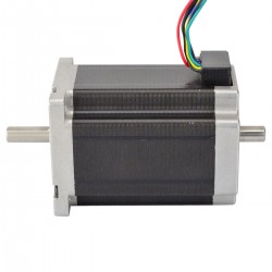 Nema 24 Doppelwellen Schrittmotor 24HS34-3008D Unipolar/Bipolar 3,1Nm 8 Drähte