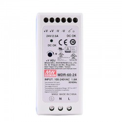 MeanWell MDR-60-24 Hutschienen Netzteil 24V 2,5A 60W