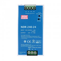 Meanwell NDR-240-24 Hutschienen Netzteil 24V 10A 240W