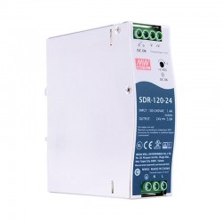 Meanwell SDR-120-24 Hutschienen Netzteil 24V 5A 120W mit PFC-Funktion