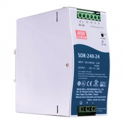 Meanwell SDR-240-24 Hutschienen Netzteil 24V 10A 240W mit PFC-Funktion