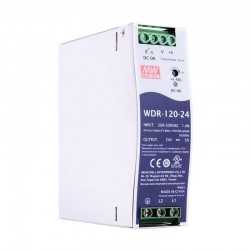 Meanwell WDR-120-24 Hutschienen Netzteil 24V 5A 120W