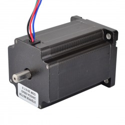 Nema 24 Doppelwellen Schrittmotor 24HS34-3504D 3,85V 3,1Nm 4 Drähte